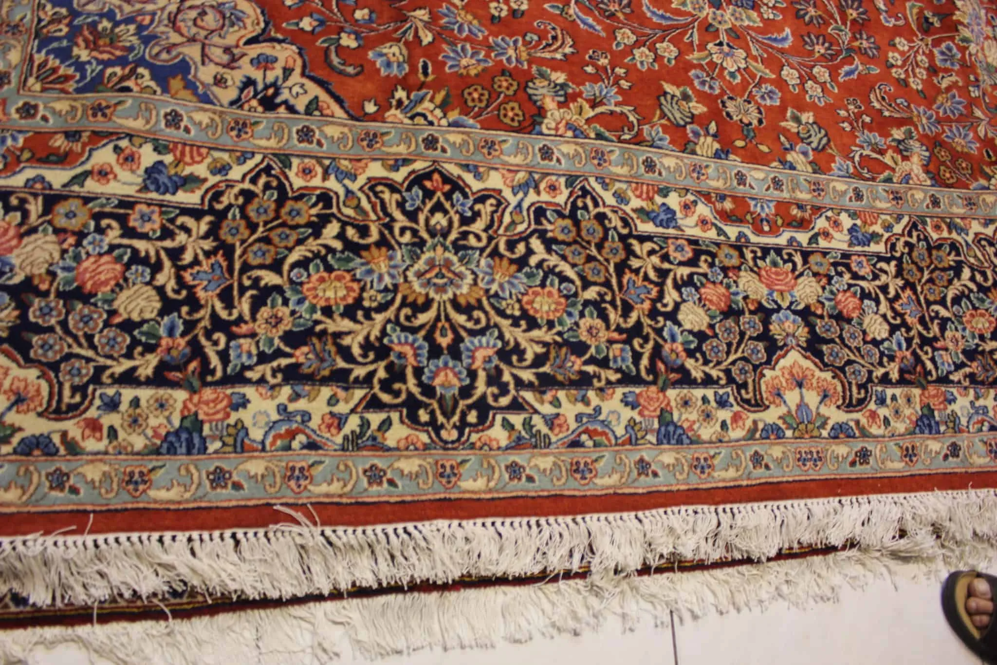 carpet genuine 100% wool , handmade, tabriz, iran (size 300cmx400cm) cpt81