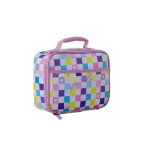 jetstream insulated boxy lunch bag, checkers