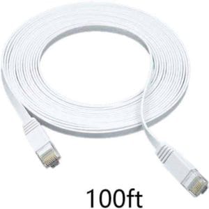 CAT6 Ethernet Cable White (100Ft)