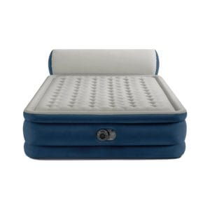 dura beam plus deluxe pillow rest air mattress 16.5" queen w/ built in electric pump