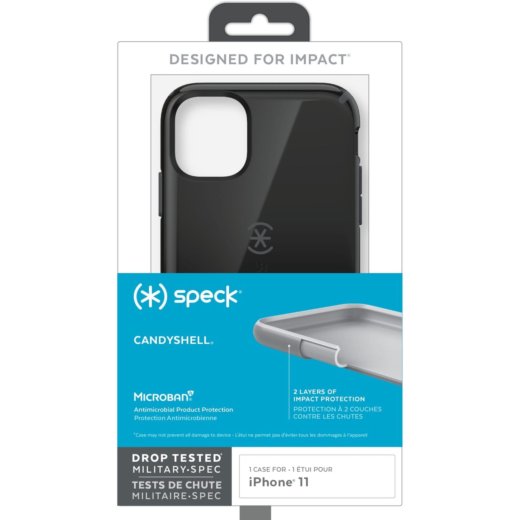 speck candyshell smartphone case iphone 11 black slate gray