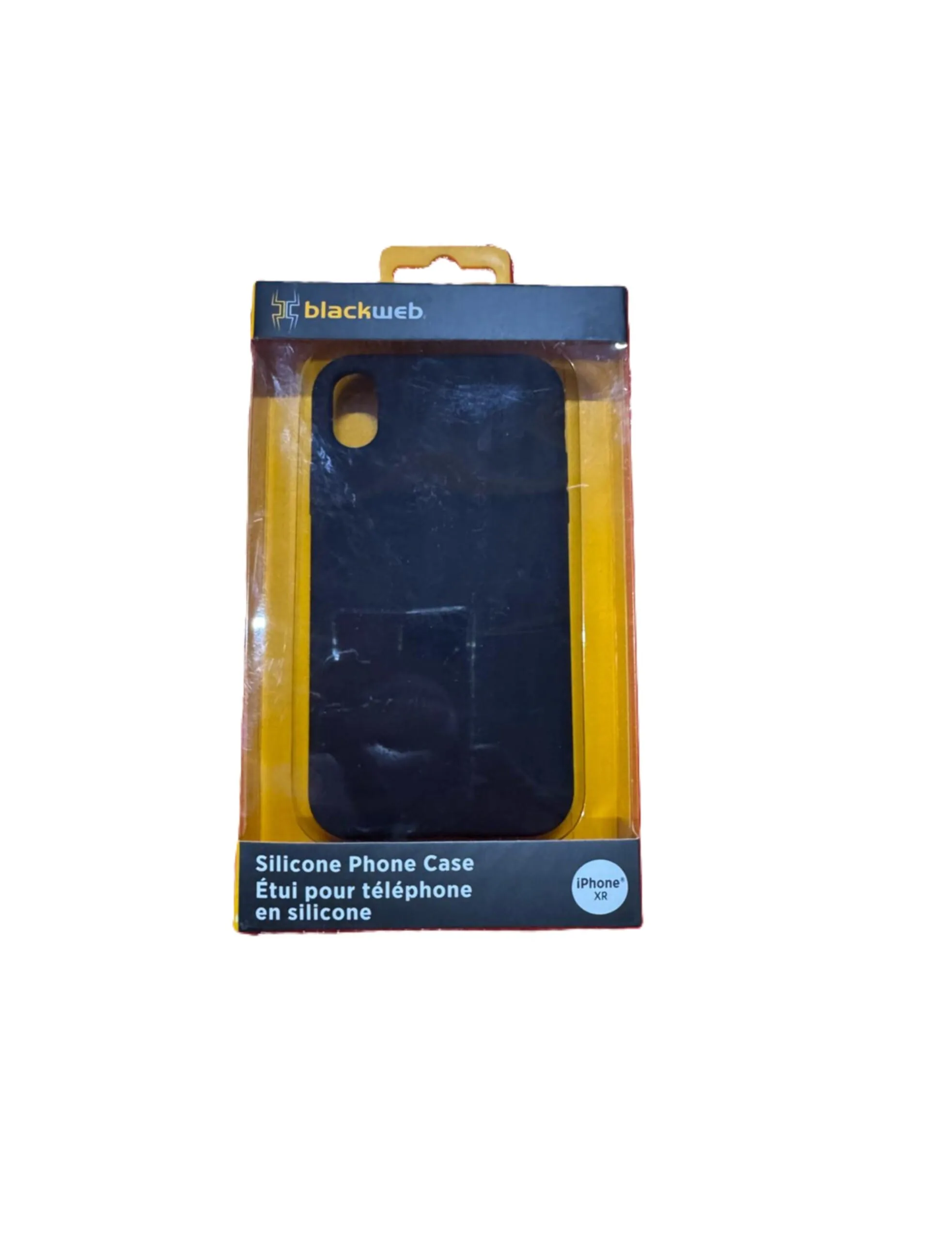 blackweb silicone phone case iphone xr black