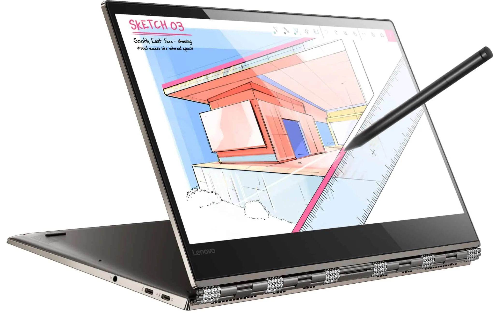 lenovo yoga 920 13ikb 80y7004gax brn gry intel hd core i7 16gb 13.9 inch