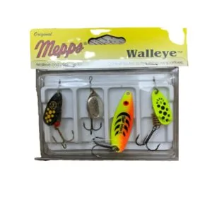 mepps walleye assortment walleye fishing lures 4pcs