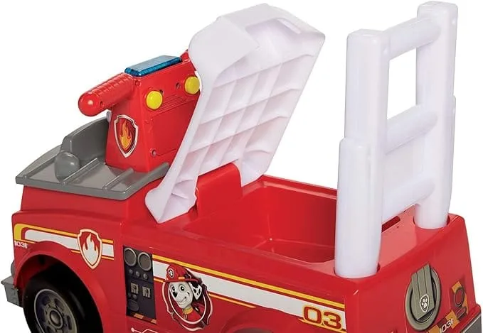 paw patrol kids ride on marshall fire truck ride on with lights and sounds