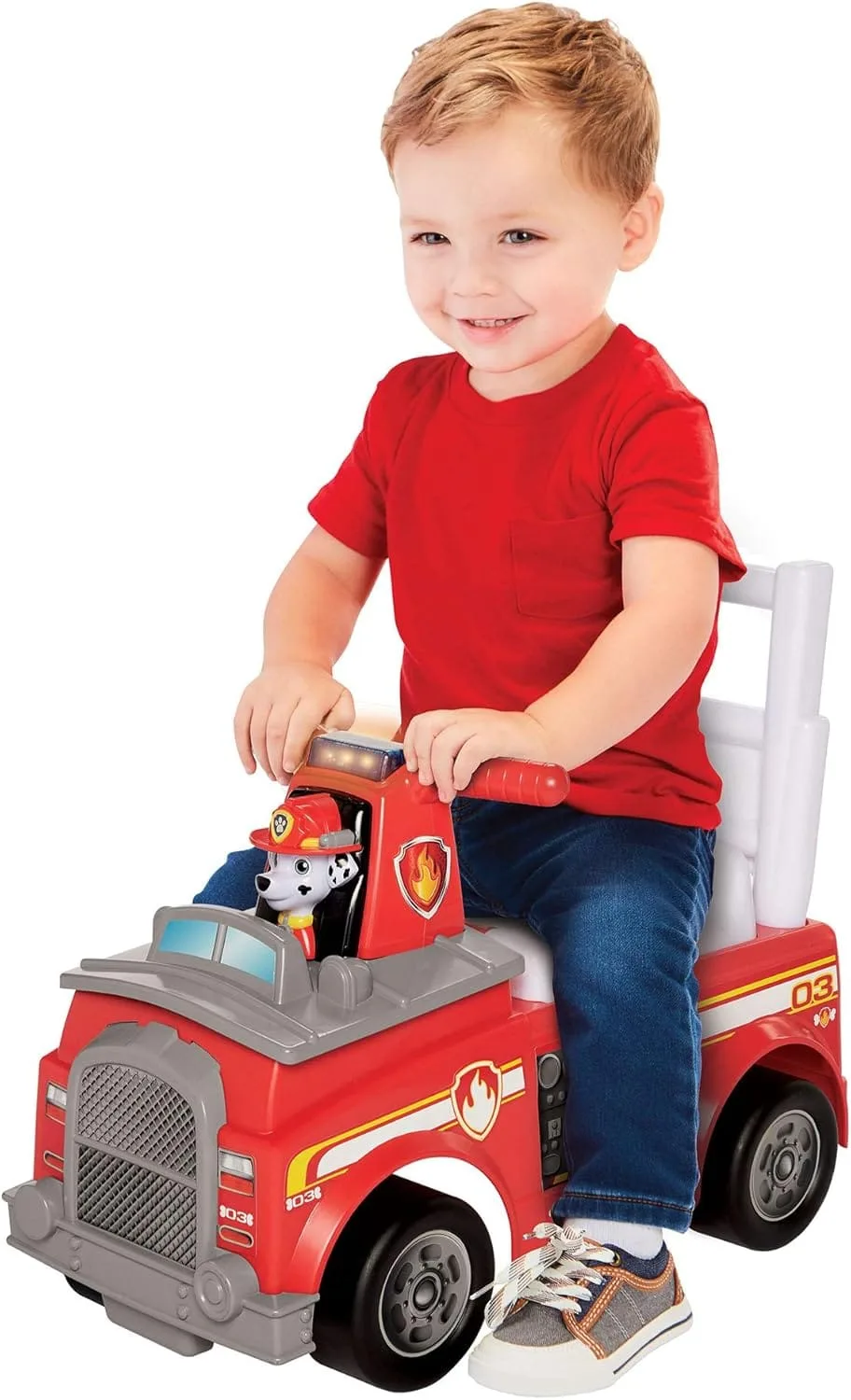 paw patrol kids ride on marshall fire truck ride on with lights and sounds