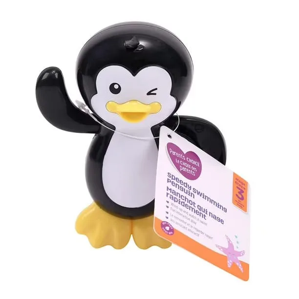 speedy swimming penguin