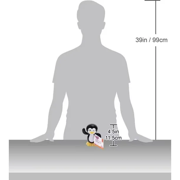 speedy swimming penguin
