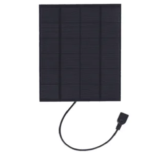 Portable Outdoor Sports Necessity 3.5W 5V A-grade Monocrystalline Silicon Solar Panel Charger with Standard USB Charging Cable