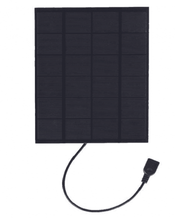 Portable Outdoor Sports Necessity 3.5W 5V A-grade Monocrystalline Silicon Solar Panel Charger with Standard USB Charging Cable