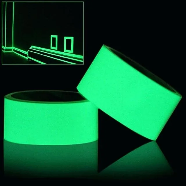 luminous tape green glow in dark wall sticker photoluminescent tape stage home decoration