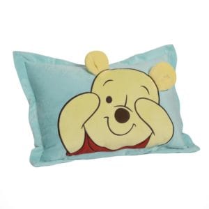 disney winnie the pooh decorative nursery pillow, 12"x16"