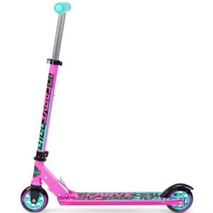 carve 100 folding scooter pink teal