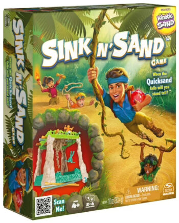 Sink N’ Sand, Board Game with Kinetic Sand, for Kids Ages 4 and up