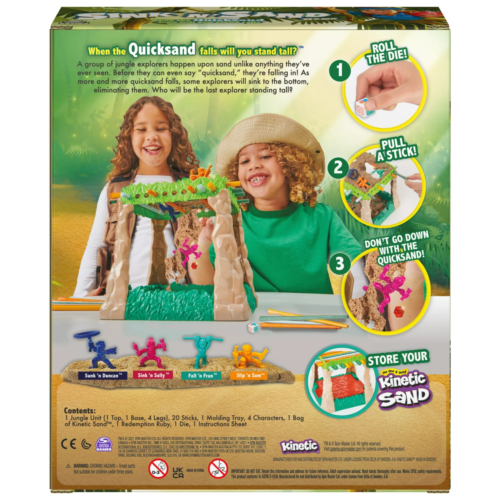 Sink N’ Sand, Board Game with Kinetic Sand, for Kids Ages 4 and up - Image 8