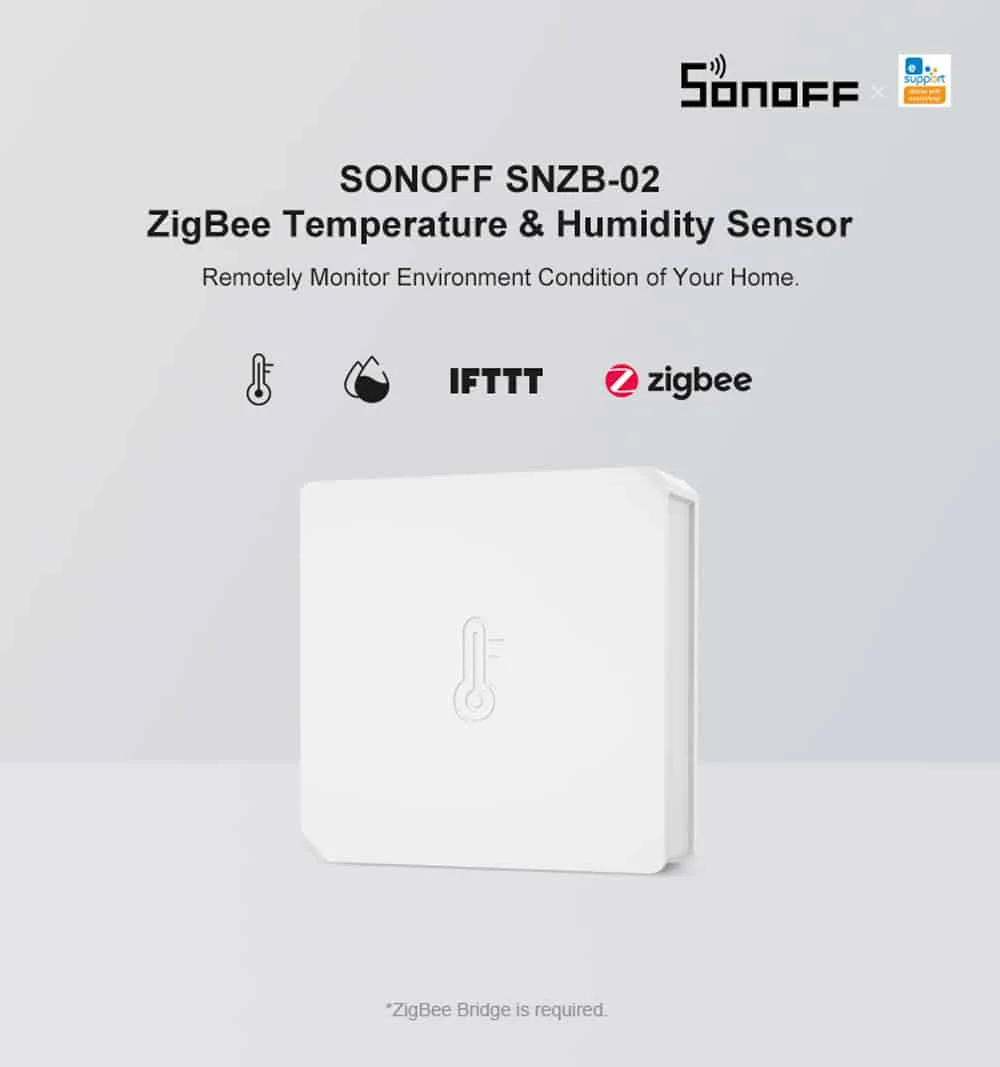 sonoff snzb 02 zb temperature and humidity sensor work with sonoff zbbridge real time data check via ewelink app sonoff snzb 02 zb temperature and humidity sensor work with sonoff zbbridge real time data check via ewelink app