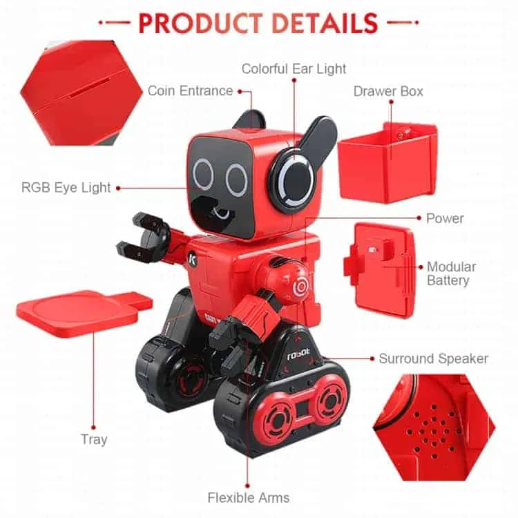jjr/c r4 cady wile 2.4ghz intelligent remote control robo advisor (red)