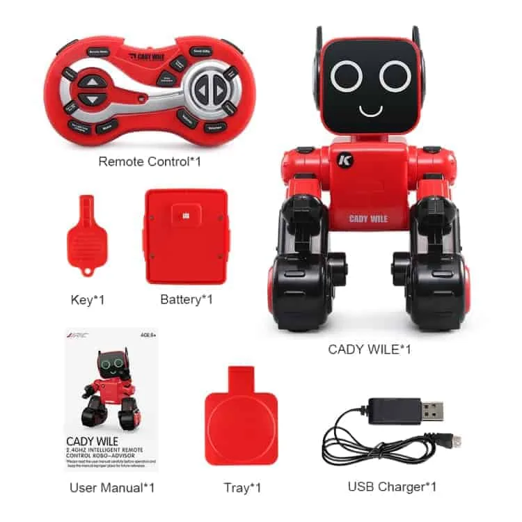 jjr/c r4 cady wile 2.4ghz intelligent remote control robo advisor (red)