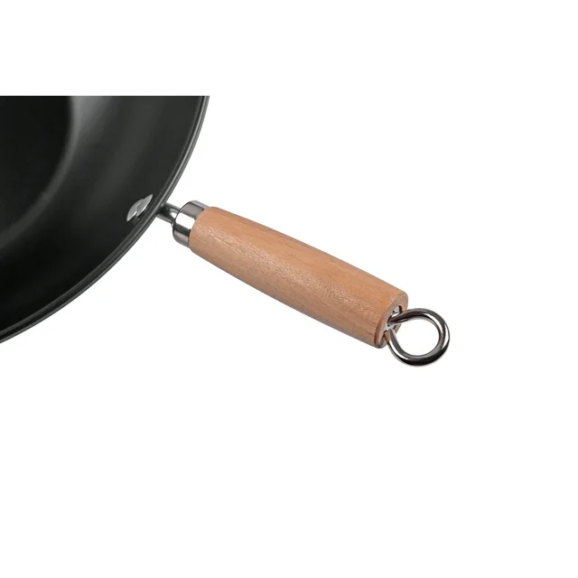 mainstays easy clean, hand wash recommended carbon steel, non stick, ns wok mainstays easy clean, hand wash recommended carbon steel, non stick, ns wok