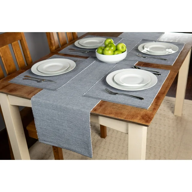 mainstays placemat, measuring 13 inches by 17 inches (33 cm x 43 cm), oeko tex