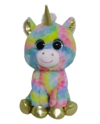 Kid Connection Stuffed Animal Plushy Peluche Gold Unicorn