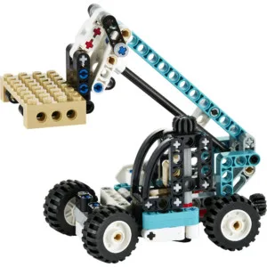 lego technic telehandler 42133 building kit (143 pieces)