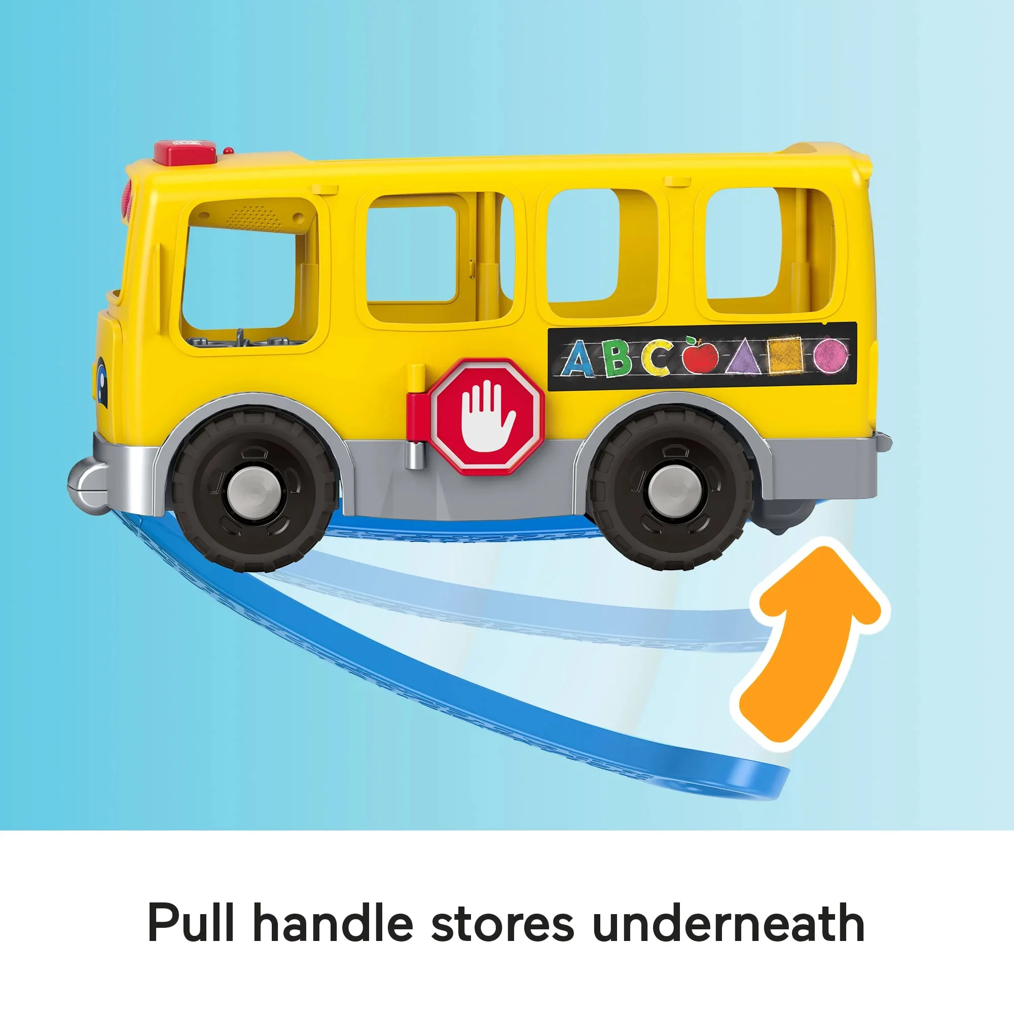 fisher price little people big yellow school bus musical learning toy for toddlers 1 5 years old