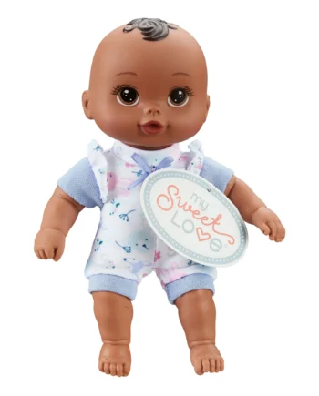 My Sweet Love Mini Soft Body Cuddle Doll, Deep Tan