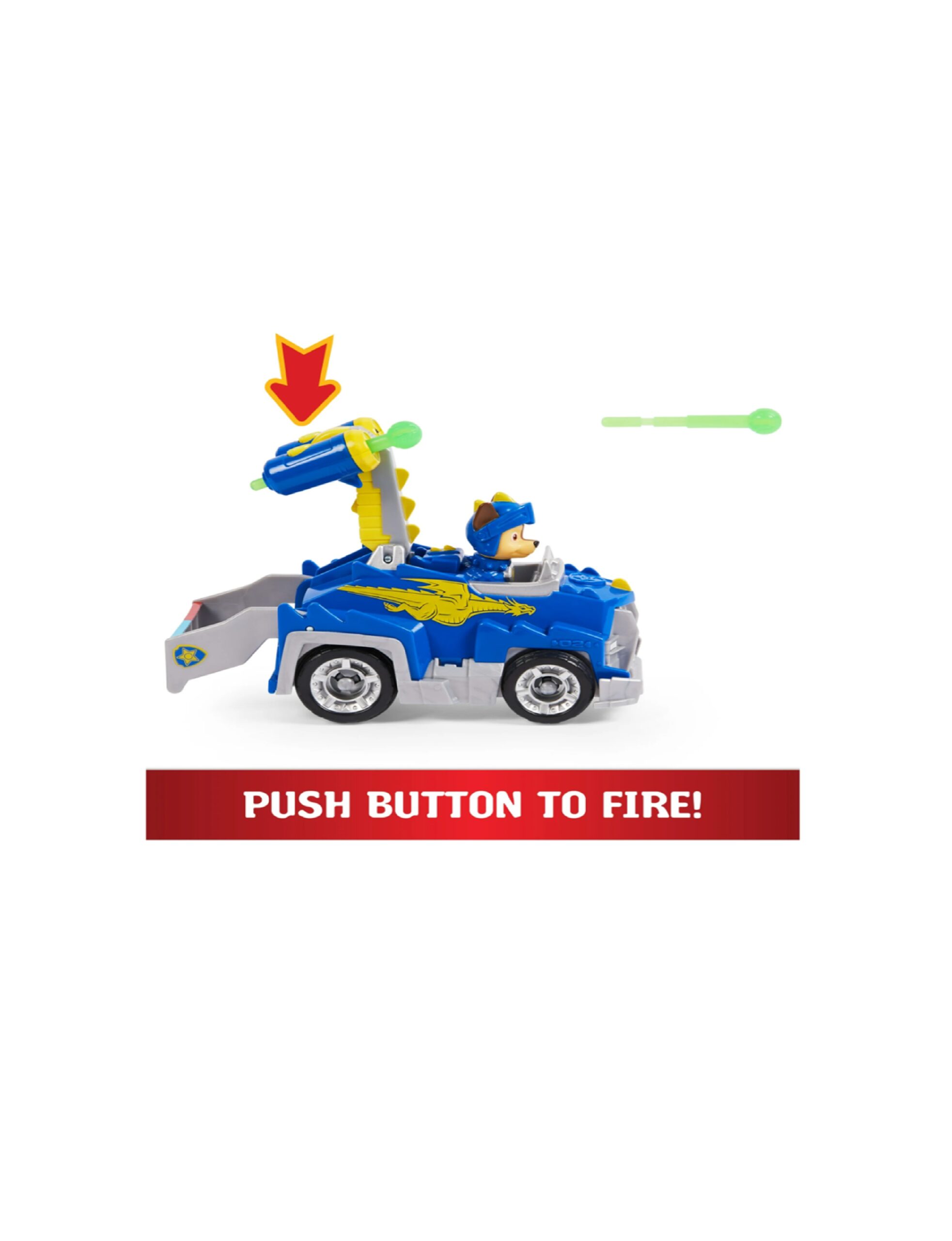 PAW Patrol: Rescue Knights - Transforming Car with Chase Action Figure - Image 3