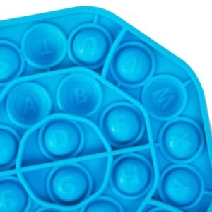 spark create imagine pop n learn sensory pad, blue. for ages 2+