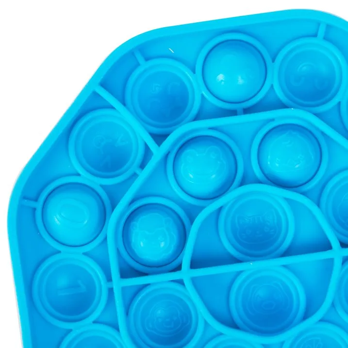 spark create imagine pop n learn sensory pad, blue. for ages 2+