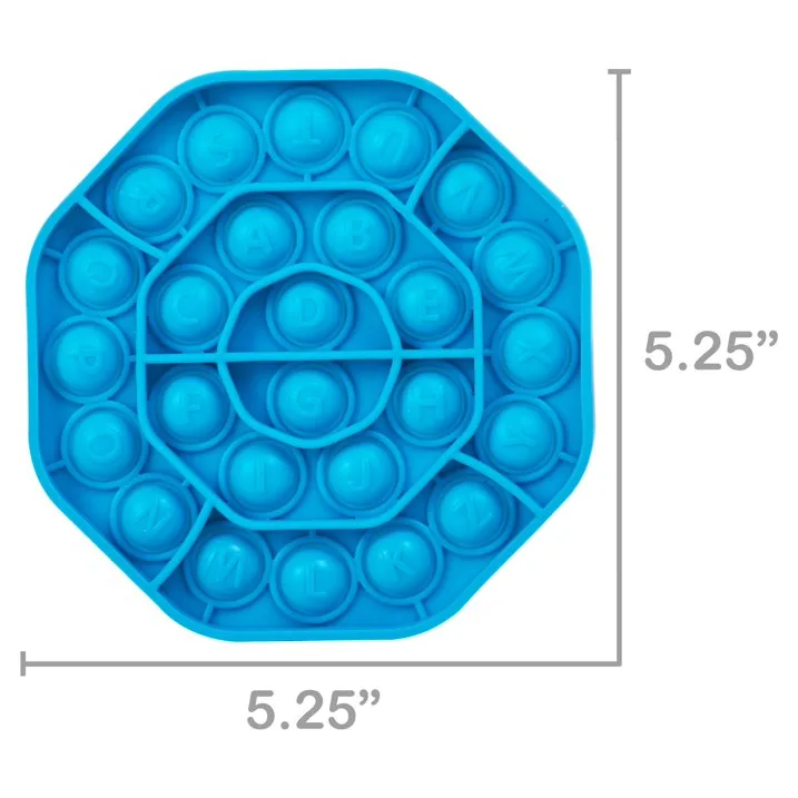 spark create imagine pop n learn sensory pad, blue. for ages 2+