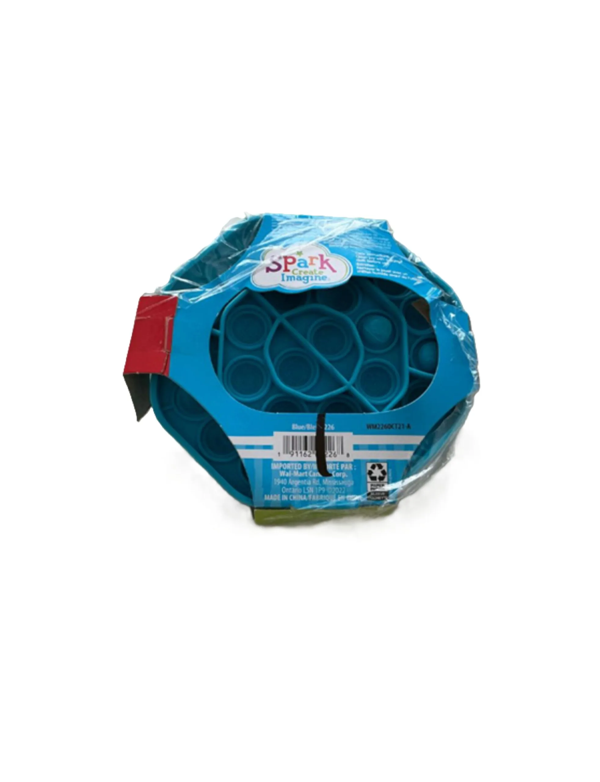 spark create imagine pop n learn sensory pad, blue. for ages 2+