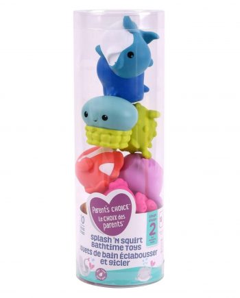 parent's choice splash 'n squirt bathtime toys, 10 pieces