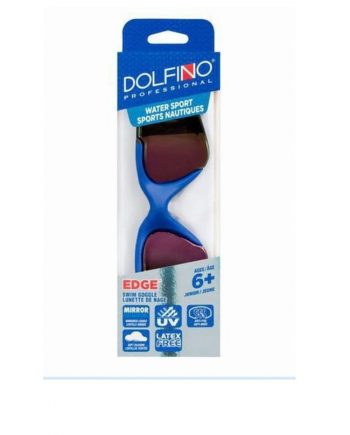 dolfino pro edge youth watersport swim goggle blue