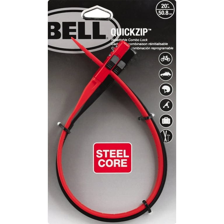 Bell QuickZip 20 In. x 4mm Resettable Combination Bicycle Lock (2-Pack) - Image 2