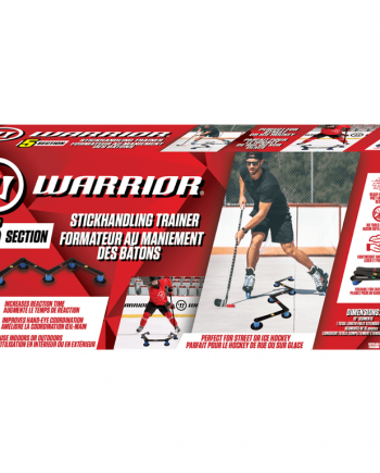 warrior 5 section stick handling dangler black hdpe ice hockey or street! 1 ea 5 sections