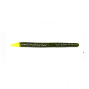 Lunkerhunt Lunker Stick – Soft Stick Bait – Pumpkin Nitro Tip,5in,Soft Baits,Fishing Lures