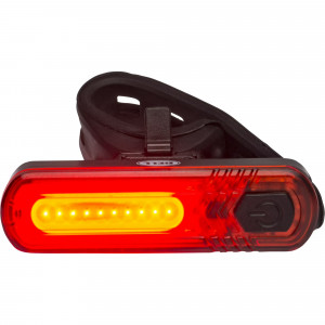 bell sports pharos 150 led black/red usb rechargeable bicycle safety tail light