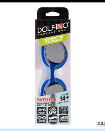 dolfino pro pacesetter adult swim goggle blue