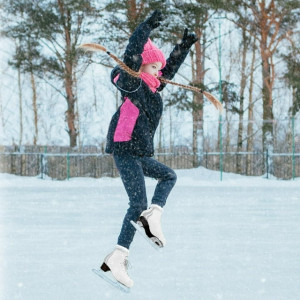 fs figure skates with fur collar white senior sizes 6 9