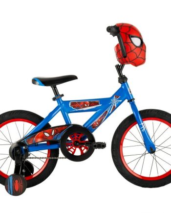 huffy 16" marvel spider man kids' bike, red, youth, boy's