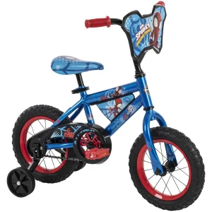 Marvel Spidey and His Amazing Friends 12-inch Boys’ Bike, Blue, by Huffy