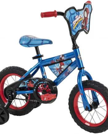 Marvel Spidey and His Amazing Friends 12-inch Boys’ Bike, Blue, by Huffy