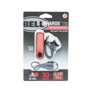 Bell Sports Pharos 150 LED USB Rechargeable Tail Light Black/Red