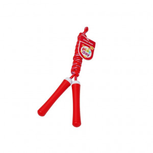 play day jump rope, red kids' skipping rope, toy sports equipment, children ages 3+