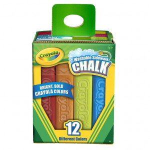 crayola washable sidewalk chalk 12 pack