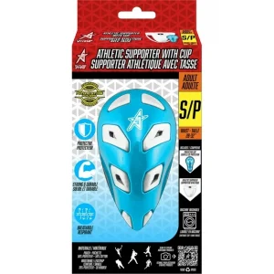 Home Future Stars Athletic Supporter with Jock Cup and Support Strap – Adult – Small Size – Anti-microbial, machine washable, pro-style protective gear