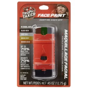 Home Trophy Taker T2701 Face Paint 4 Color System (Blister Card) 70% more than other brands