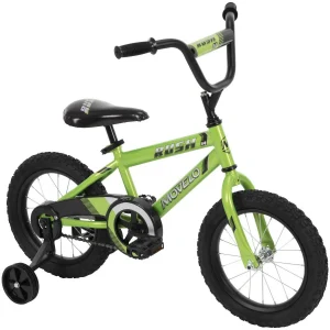 movelo rush 14” boys bike, lime green